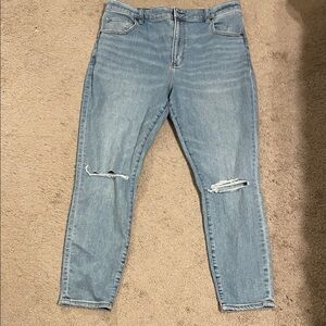 Abercrombie Classic Blue Distressed Women's Jeans